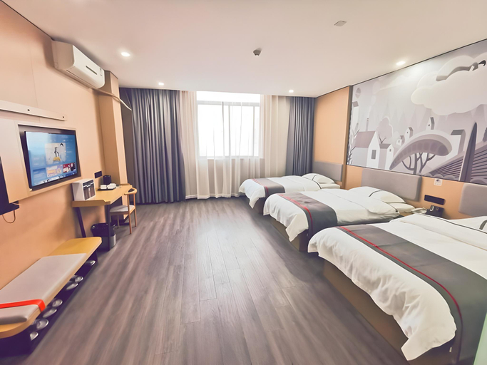 Bedroom 2, Thank Inn Plus Hotel Jiangyin University, Wuxi