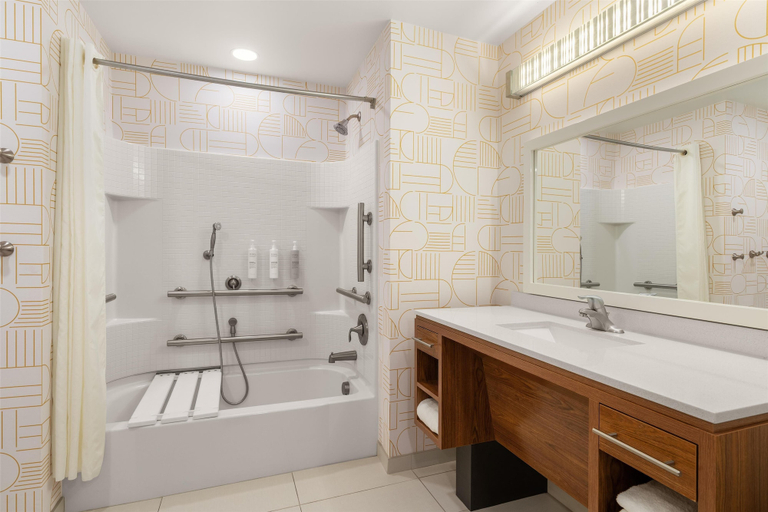 Bathroom 4, Home2 Suites by Hilton Lexington Park Patuxent River NAS, MD, Saint Mary's