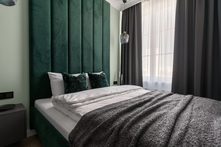 Bedroom 2, Apartio Rooms Katowice, Będzin