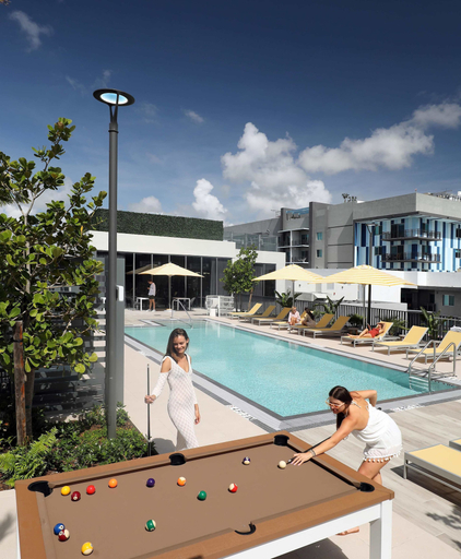 Room 5, w Stylish 1BR in Wynwood, Miami-Dade