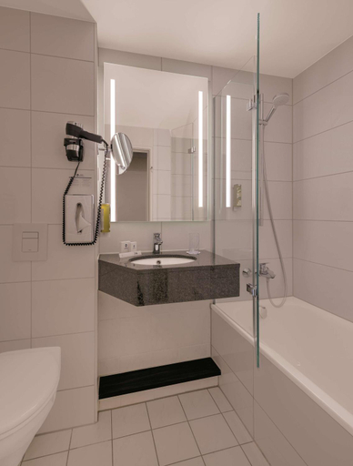 Bathroom 4, Best Western Hotel Darmstadt Mitte , Darmstadt