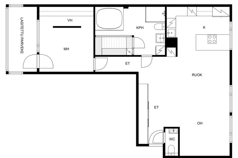 Others 2, Suite with Sauna & Jacuzzi in Kamppi, Uusimaa