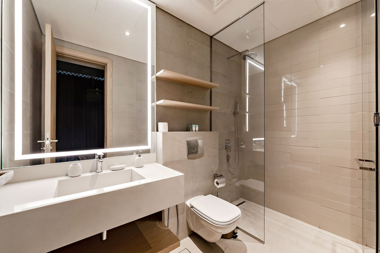 Bathroom 4, Oakley Square 1BR Apartment with maid's room, Dubai