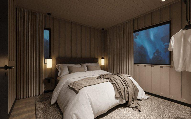 Bedroom 2, Northern Lights Village Pyha, Lapland