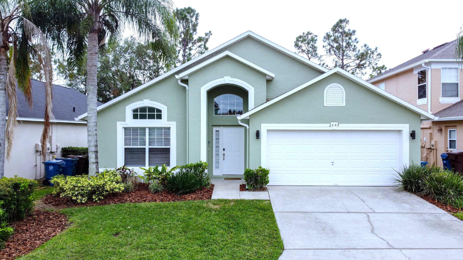 Exterior & Views, South Facing Pool Home With Golf Course Views, Polk