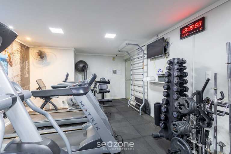 Fitness facility 2, Luxury Penthouse w/ Jacuzzi in Brasilia Bcy2001, Brasília