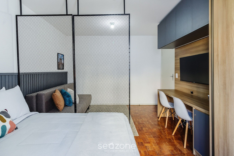 Bedroom 2, Comfortable and Well-located Studio in POA Cei0304, Porto Alegre