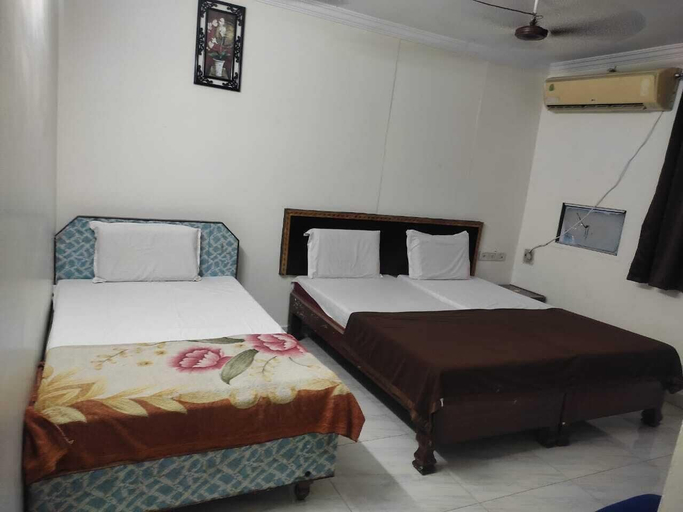 Bedroom 3, Narmada new residency lodge, Krishna