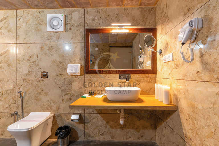 Bathroom 3, Golden Star Desert Camp, Jaisalmer