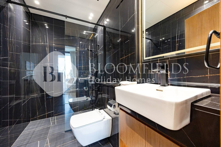 Bathroom 3, Bloomfields Modern 1Br Binghatti ONYX, Dubai