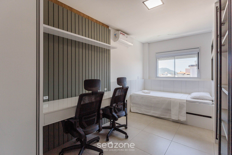 Bedroom, Luxury Apart 3min From Praia dos Ingleses Sv0401, Florianopolis