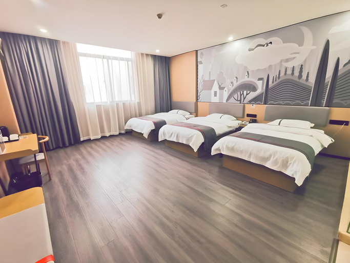 Bedroom 4, Thank Inn Plus Hotel Jiangyin University, Wuxi