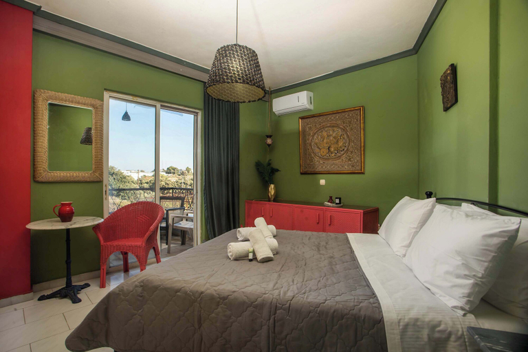 Bedroom 3, Villa Lilienne - Tranquil Escape With Private Garden Balcony, South Aegean