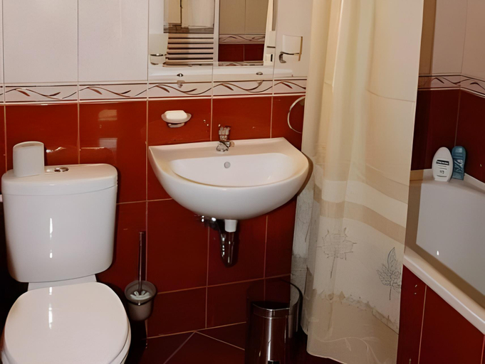 Bathroom 4, Egri Korona Borhaz es Wellness Hotel, Eger