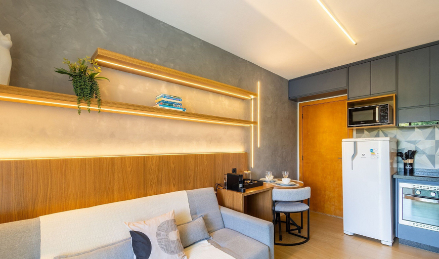 Living area, Elegant Accommodations Just Minutes From Brasilia's Main Attractions - ARK, Brasília