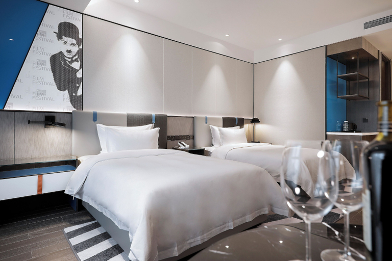 Bedroom 3, SSAW Boutique Hotel Qingdao Chuangzhi, Qingdao