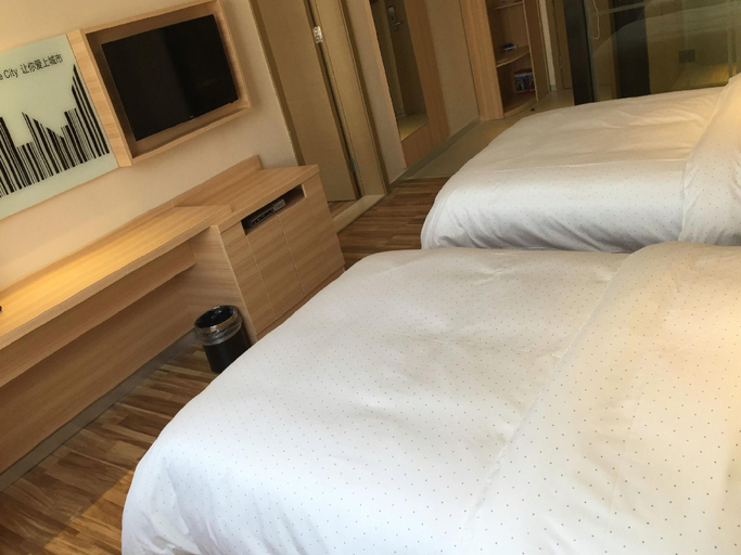 Bedroom 2, City Comfort Inn Wuhan Jiangxia Stadium, Wuhan