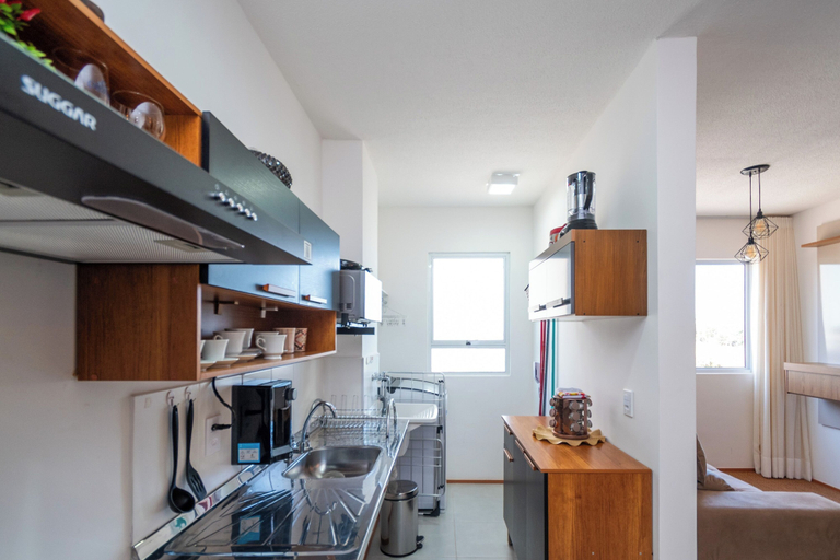 Private kitchen 5, Apt in Full Condo, St. Faicalville - Vam0504, Goiania