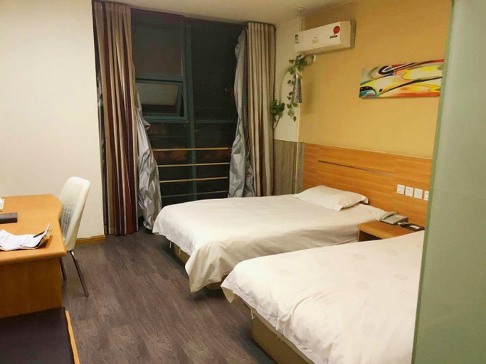 Bedroom 2, Thank Inn Plus Hotel Wuxi Xishan District Leather City, Wuxi