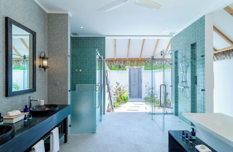 Bathroom 5, Finolhu, a Seaside Collection Resort, Baa Atoll