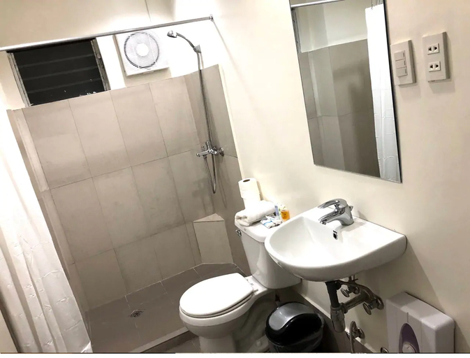 Bathroom, WIFI 500Mbps  2 Bedroom Jasmin1 Family Apartment , Cebu City