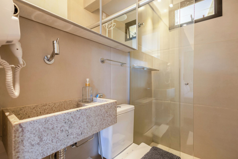 Bathroom, Studio Moderno prox. do Shoppping Iguatemi SHL0105, Brasília