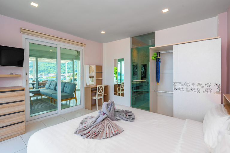 Bedroom 4, Kata Hill Sea View Hotel, Pulau Phuket
