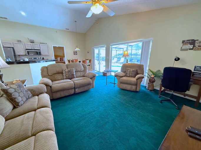 Living area 5, 3-bedroom Southern Dunes Pool Home Villa, Polk
