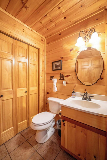 Bathroom 4, Smoky Bear Cabin, Sevier