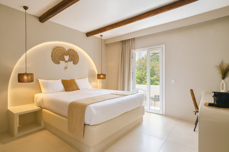 Bedroom 3, Paridian Living, South Aegean