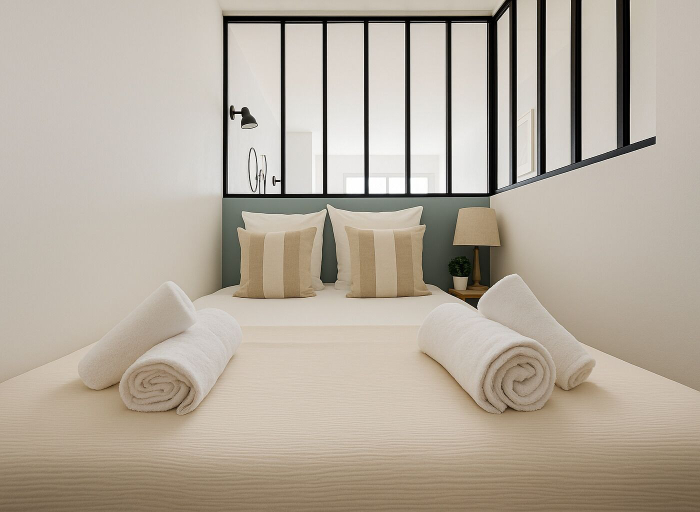 Bedroom 2, Charmant T2 lumineux près de Montmartre, Paris