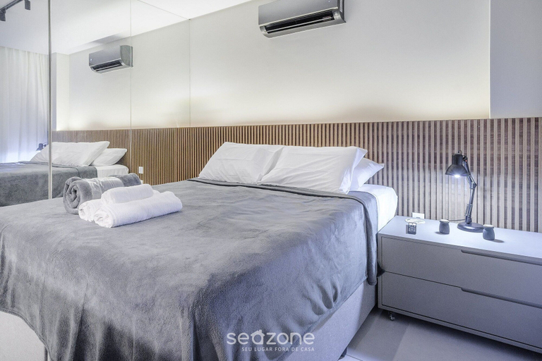 Bedroom, Cozy Studio Near the sea in Salvador Mpa107, Salvador