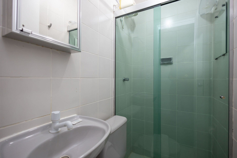 Bathroom 3, Beautiful Well-located Studio, Asa Norte Cbd112, Brasília
