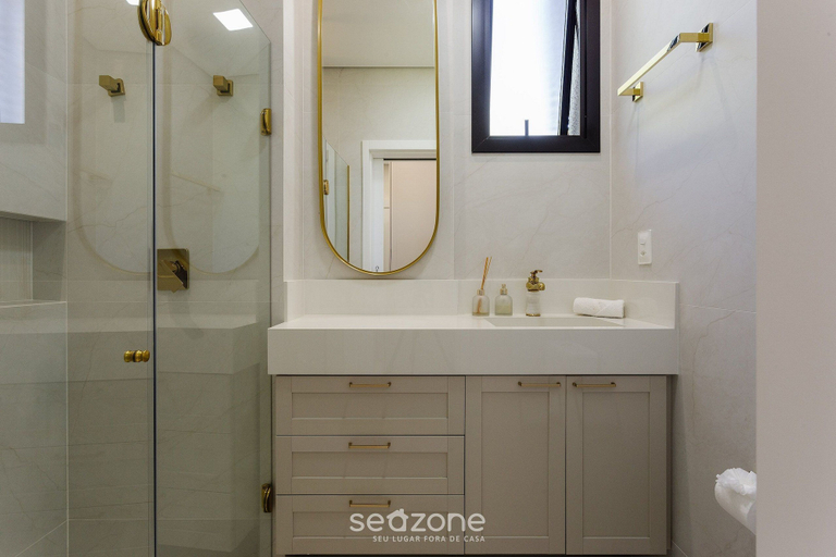 Bathroom, Relax in Jurere Just 450m From the Beach Vlj204, Florianopolis