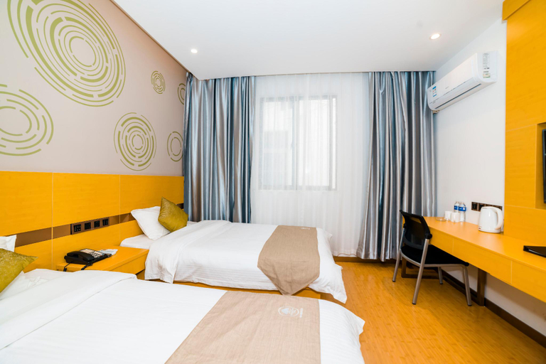 Bedroom 2, GreenTree Inn Suzhou Zhangjiagang City Jingang Town, Suzhou