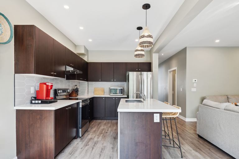 Private kitchen 2, Crosswinds Townhomes, Grey