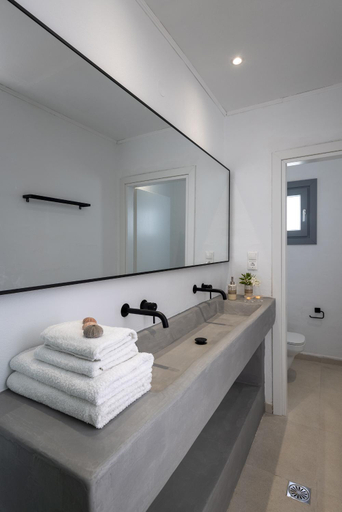 Bathroom 5, Chrysonisos Suites with Sunset & Seaviews near Kini, South Aegean