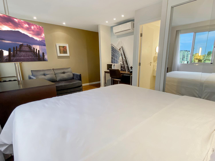 Bedroom, Exuberante hotel na Vila Olimpia, São Paulo
