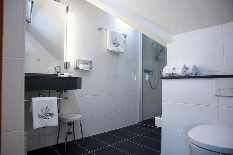Bathroom 3, Hotel Der Waldkater, Schaumburg