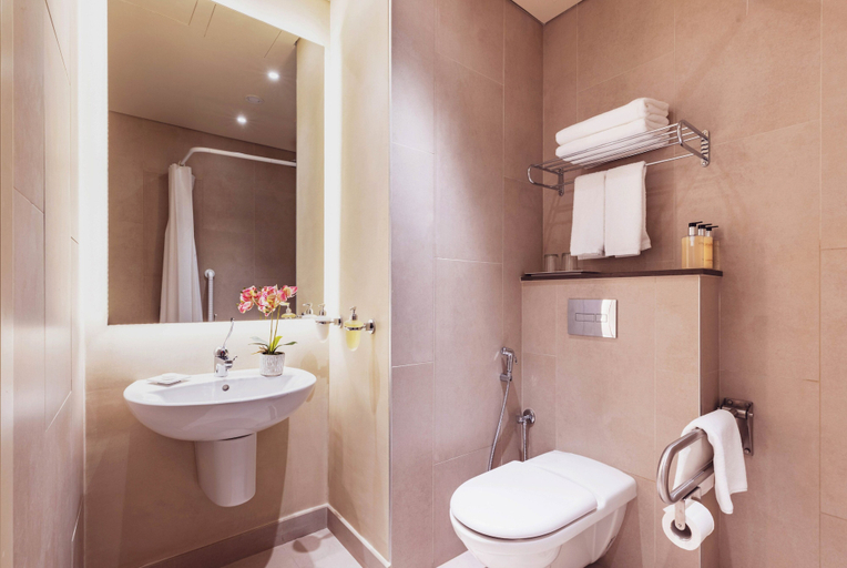 Bathroom 4, Pavilion Hotel Al Jaddaf Managed by Nooa, Dubai