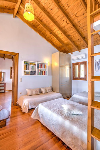 Bedroom 3, Sea Front Stone Villa Near Monemvasia, Peloponnese