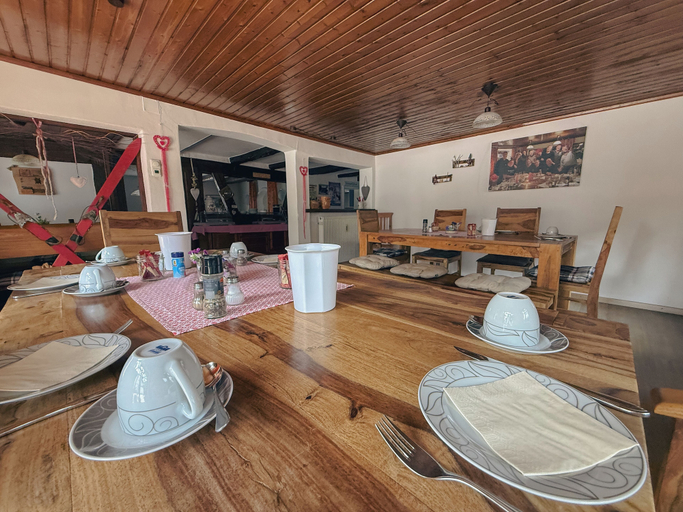 Breakfast area, Pension Schihütte, Oberallgäu