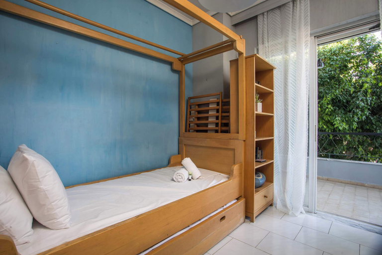 Bedroom 5, Villa Lilienne - Tranquil Escape With Private Garden Balcony, South Aegean