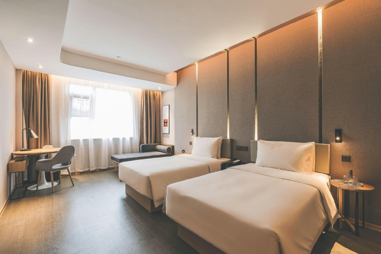Bedroom 2, Atour Hotel Ningbo Jishigang Outlets, Ningbo