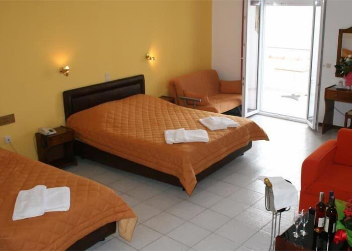 Bedroom 3, Samos Bay Hotel by Gagou Beach, North Aegean