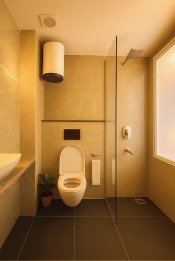 Bathroom, Bliss Guest House, Kangra