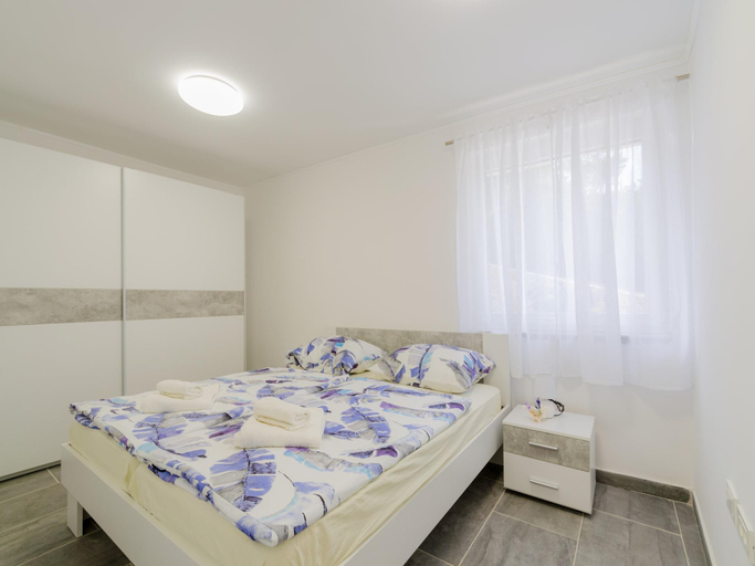 Bedroom 2, Holiday Home in Crikvenica with Sea View, Krk