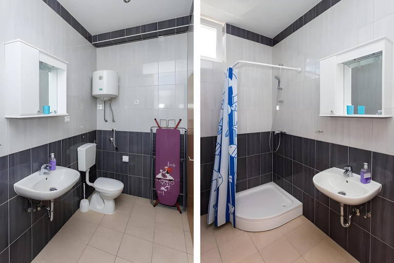 Bathroom 3, bedroom apartment with Sea view, Orebić