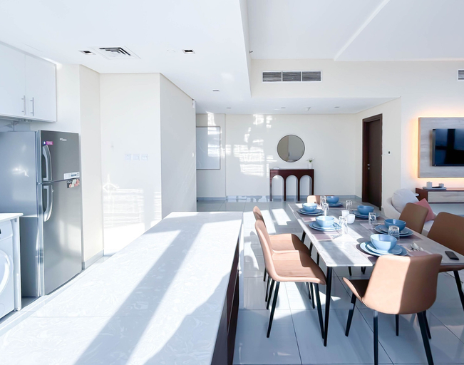 Interior 5, Stylish 1BR With Balcony City Views O2 Tower, JVC, Dubai