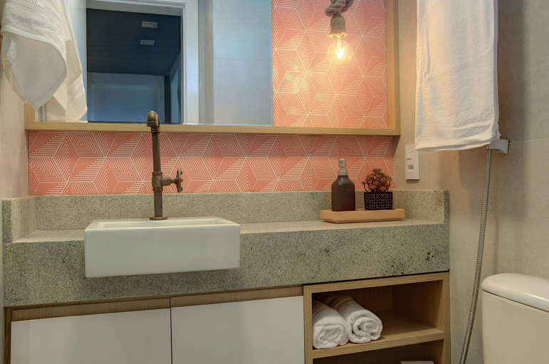 Bathroom 4, Conforto e comodidade na Praia Iracema, Fortaleza